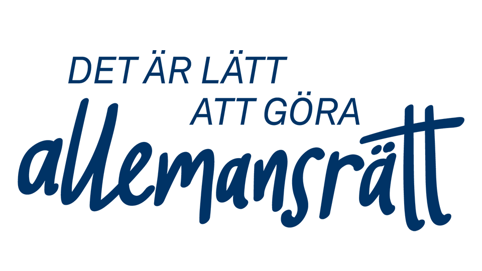 Logotyp: Det är lätt att göra allemansrätt