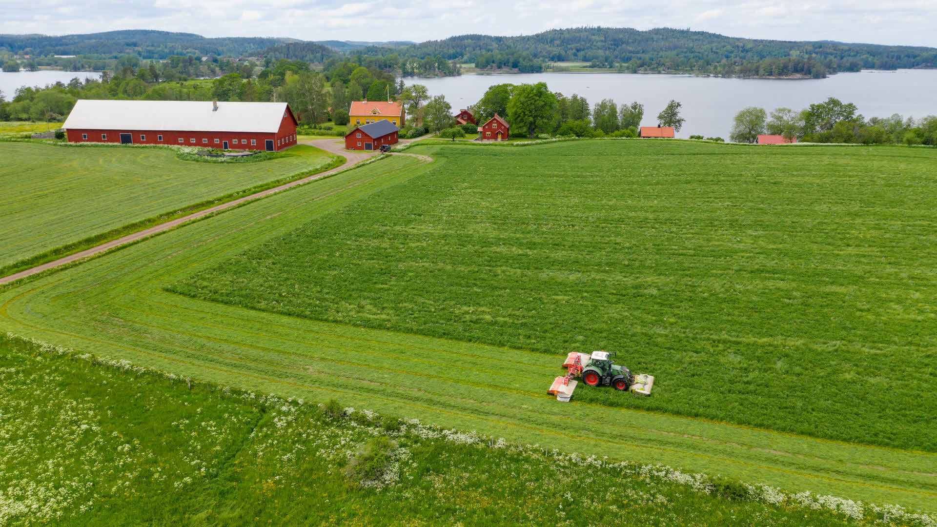 Jordbruk vid sjö, Horn, Östergötland